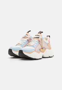 Buffalo BINARY GLAM - Tenisky - white/light blue/cream