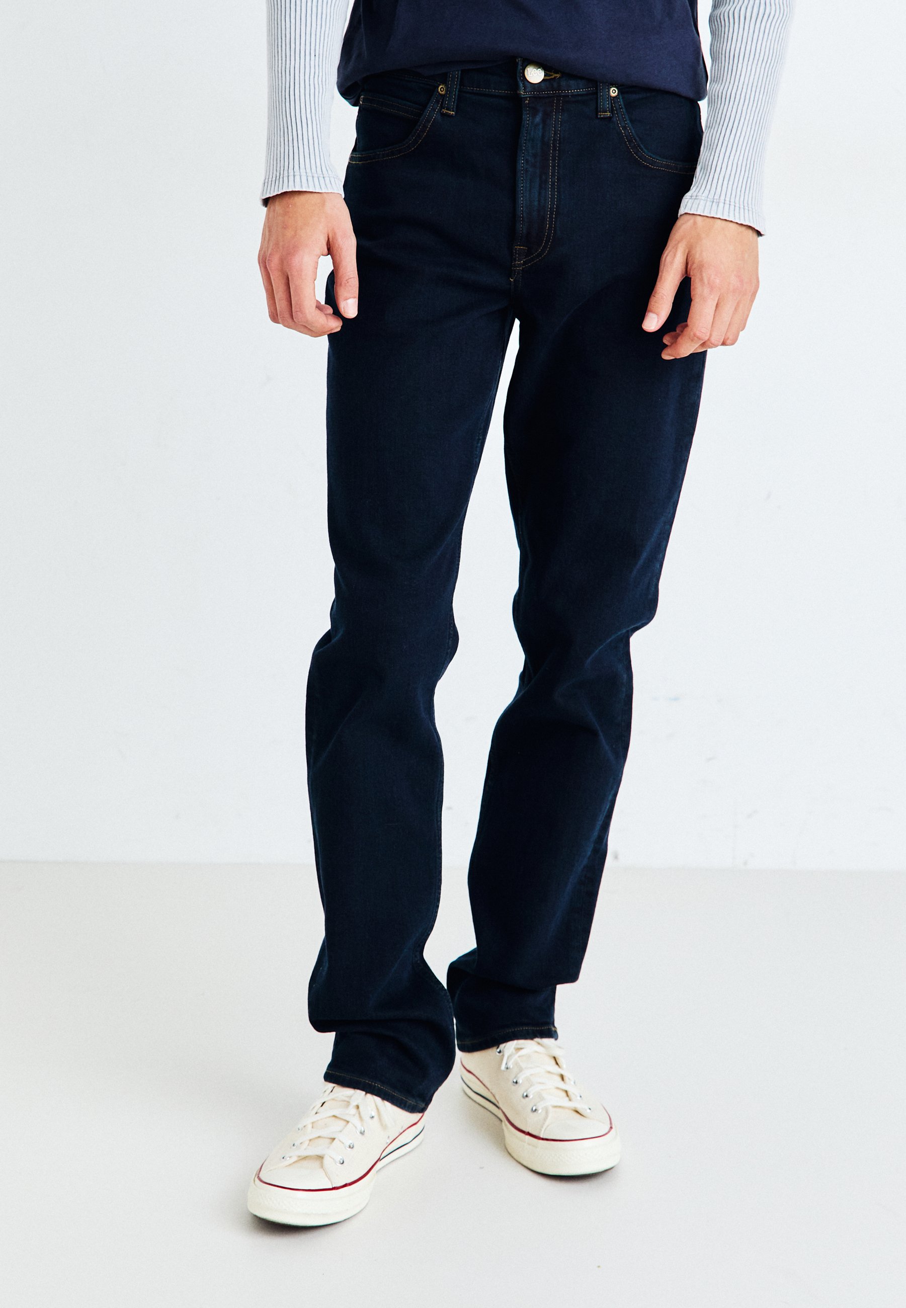 Jeans Uomo Lee Brooklyn Straight - Taglio Dritto E Comodo - Foto 10