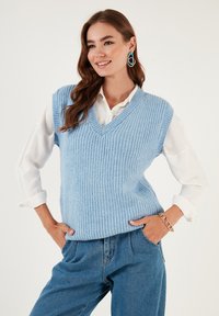 LELA Strickpullover - blue