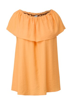 CRINKLE MIT CARMENAUSSCHNITT - Blusa - mango