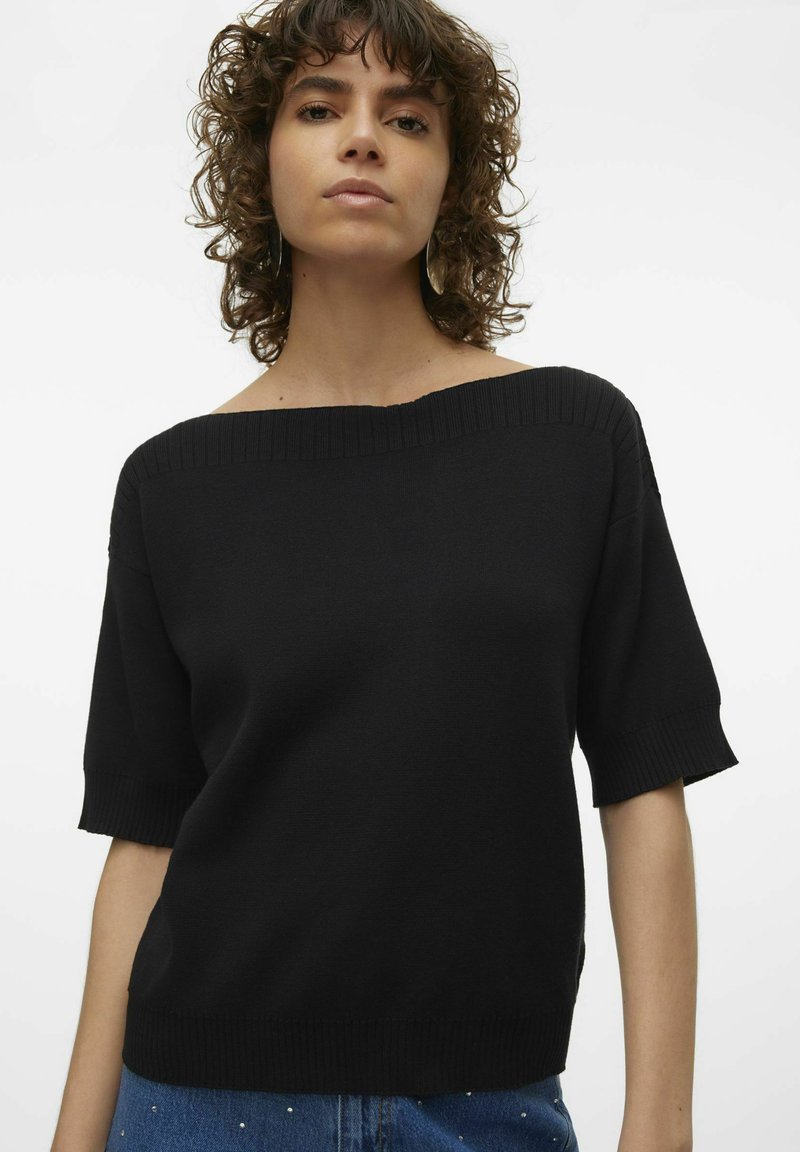 Vero Moda - JEMMA  - Camiseta básica - black, Ampliar