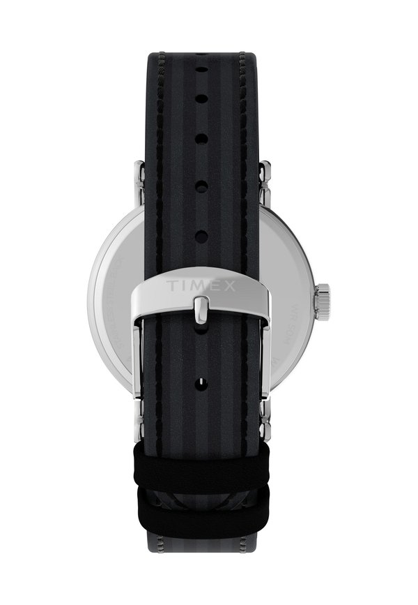 WEDNESDAY - WEEKENDER WITH BLACK AND GREY LEATHER STRAP - Watch4