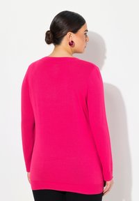 Ulla Popken Strickpullover - red pink