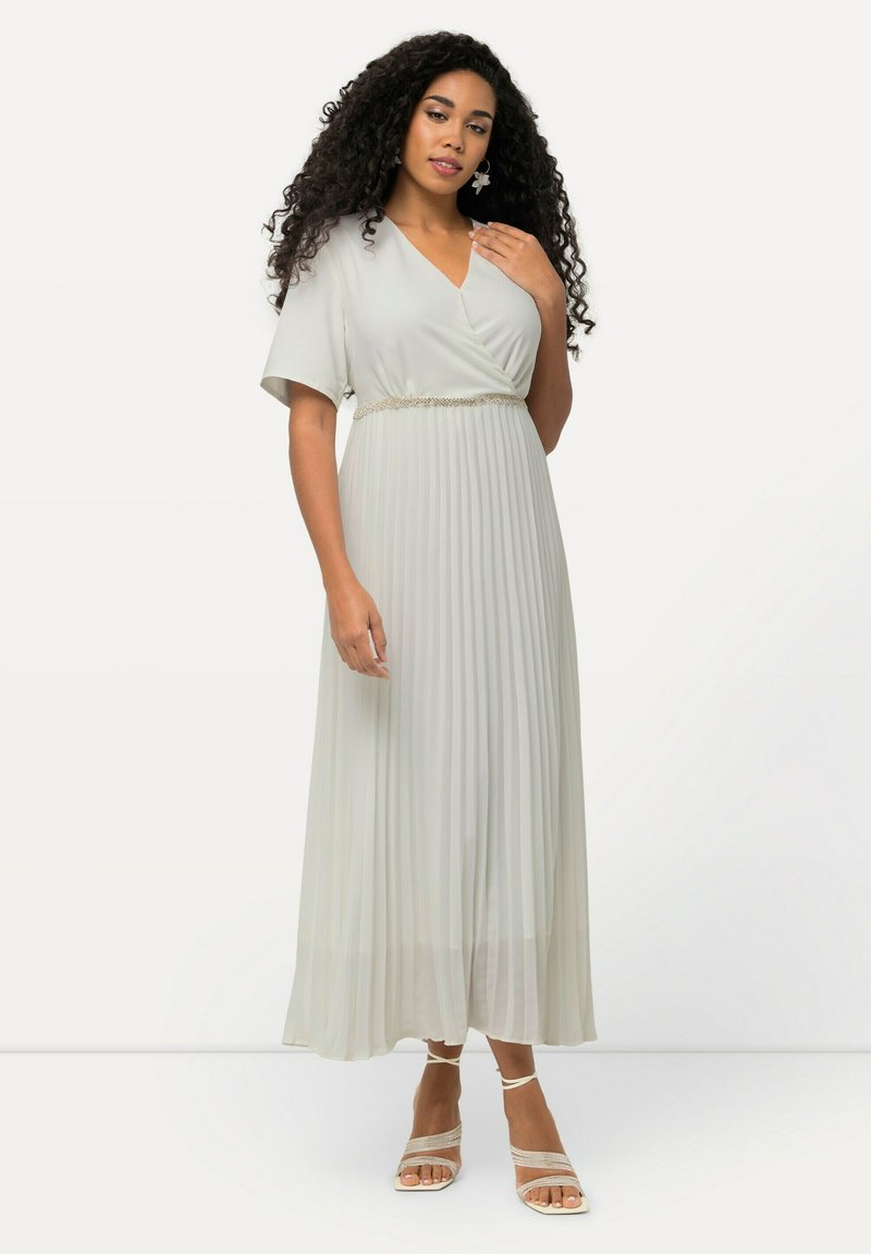 Ulla Popken LOOK SHORT SLEEVE - Galajurk - off white