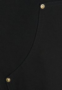 Carhartt WIP DOUBLE KNEE PANT - Calças - black rinsed