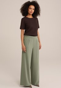 WE Fashion T-shirt basic - brown