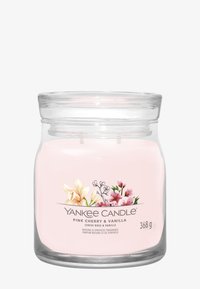 Yankee Candle SIGNATURE MEDIUM JAR PINK CHERRY VANILLA - Doftljus - pink