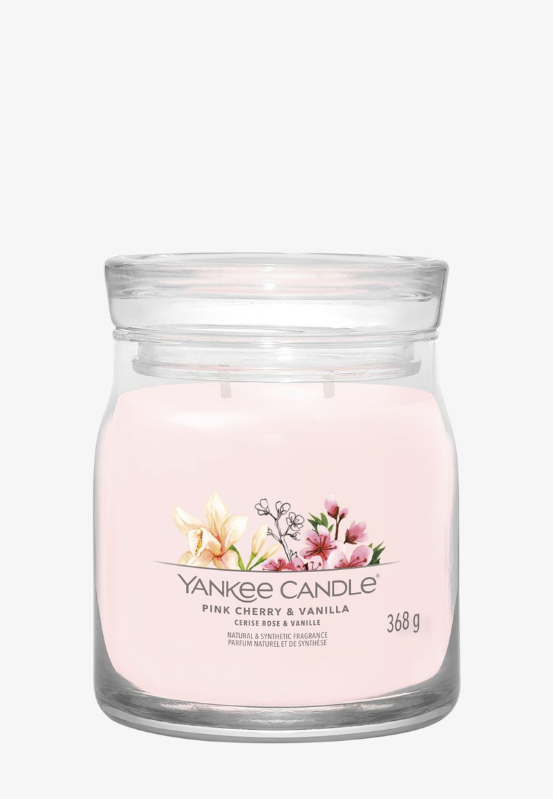 Yankee Candle SIGNATURE MEDIUM JAR PINK CHERRY VANILLA - Doftljus - pink