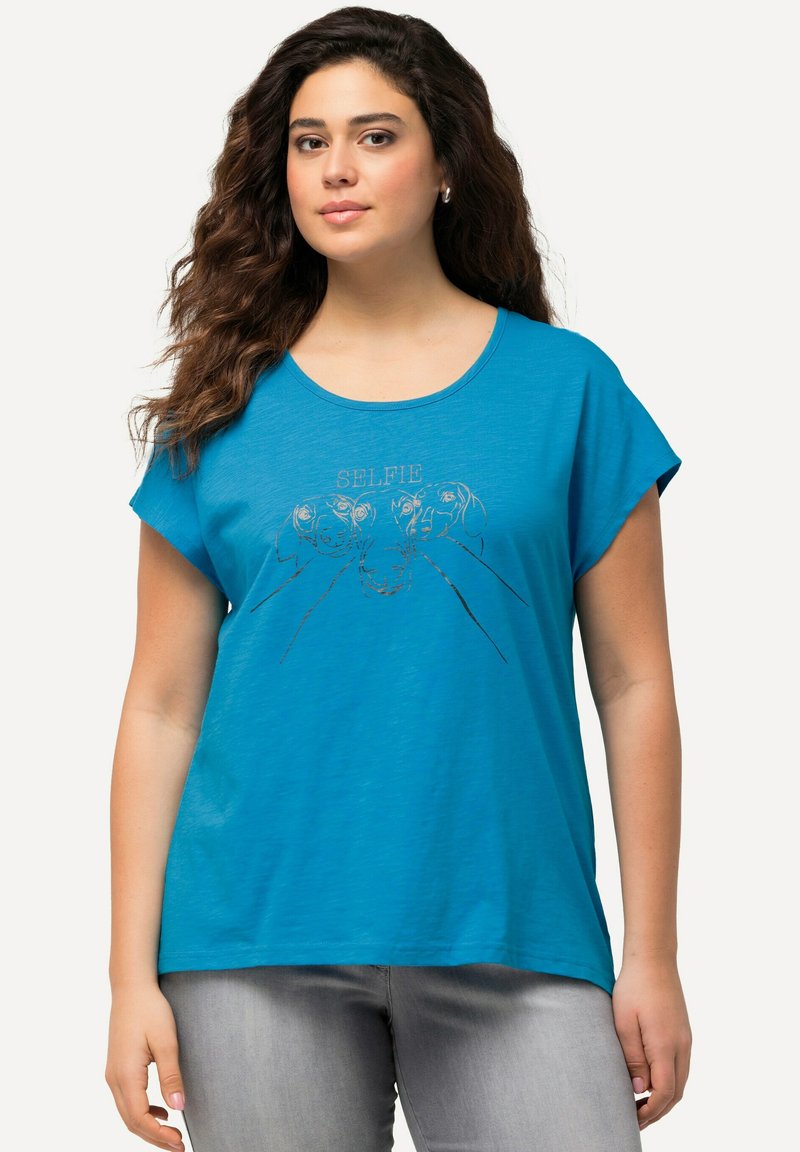 Ulla Popken T-shirt print - sapphire blue