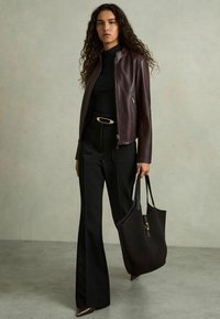 Reiss HIGH-NECK - Hosszú ujjú felső - black