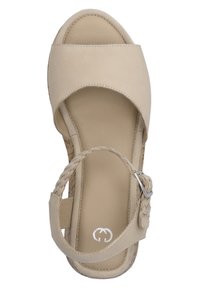 Gerry Weber BARLETTA 05 - Kiilakorkosandaali - beige