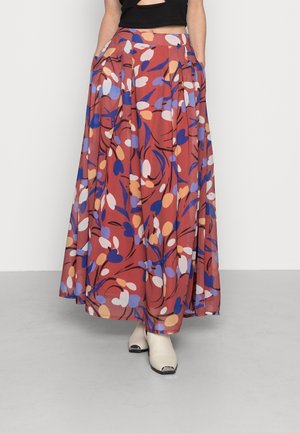 A-line skirt - light red