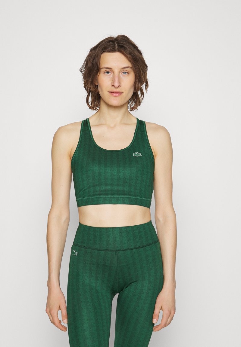 Lacoste Sport BRA LCSTACTIVE Medium support sports bra green