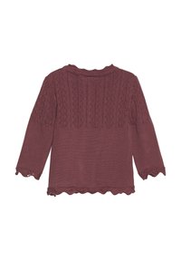 Minymo Strickjacke - roan rouge