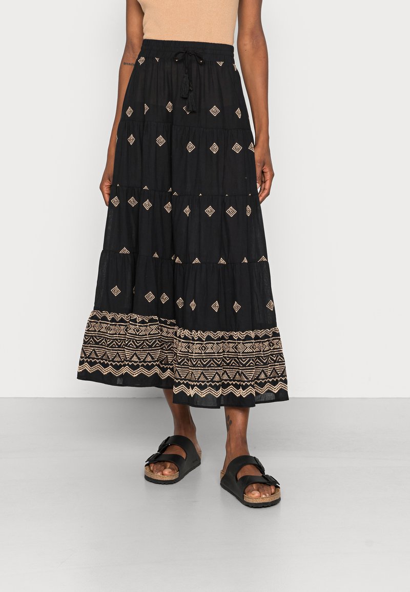 Damen Jeansröcke | More & More SKIRT MIDIA-Linien-Rockblack/schwarz - VX07608 Damen Jeansröcke | More & More SKIRT MIDIA-Linien-Rockblack/schwarz - VX07608
