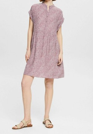 Košilové šaty - mauve