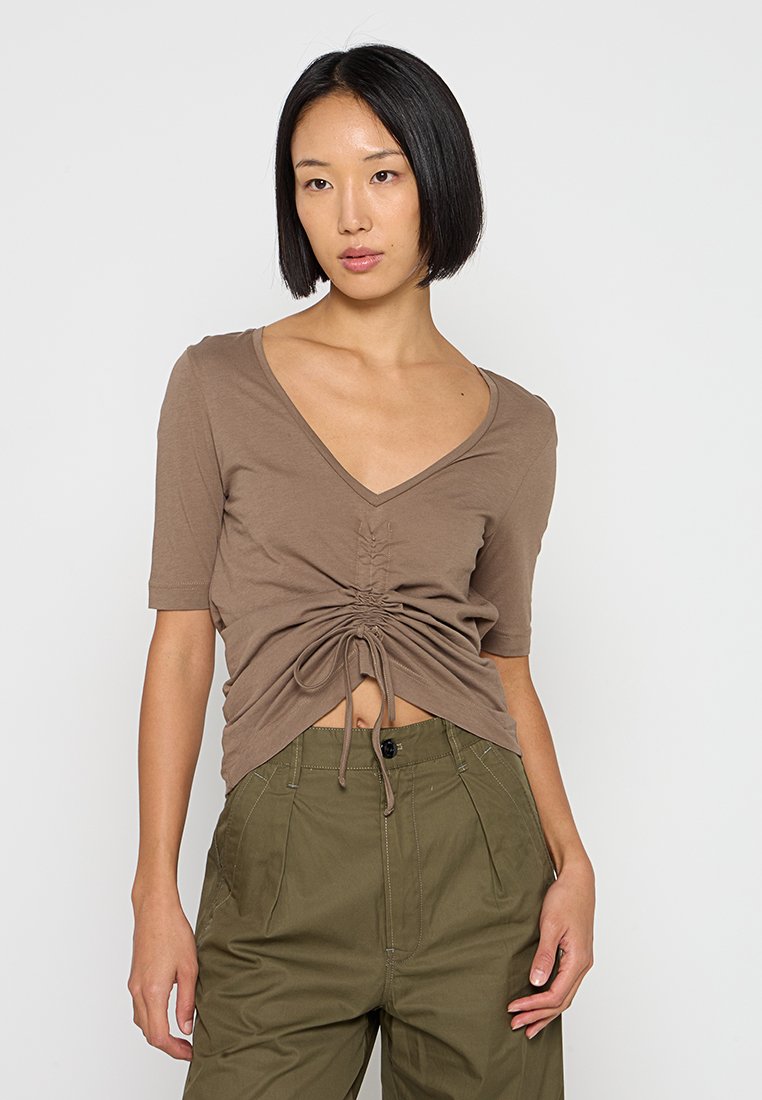 G-Star T-shirt basic bruin