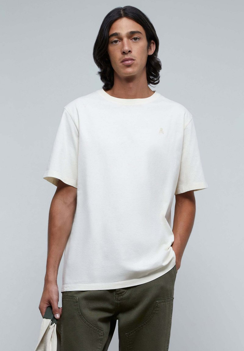 Scalpers NOS SKULL TEE - T-Shirt basic - off white/offwhite - Zalando.de