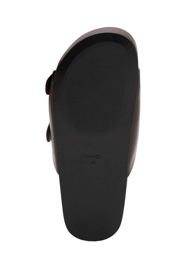 BUCKLE FLAT - Mules - bordeaux4