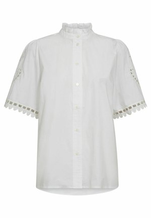 KELLISCC EMBROIDERY SS SHIRT - Pogājama blūze - white