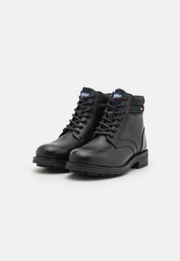Tommy Jeans Botines con cordones - black