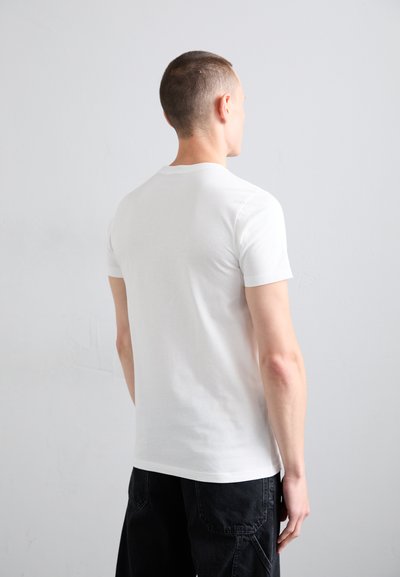 PS Paul Smith MENS SLIM FIT MULTI SKULL - Print T-shirt - whites