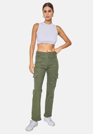 Jeans Straight Leg - grün