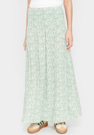 EDUA - Maxi skirt - ice water fleurs