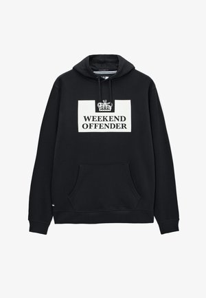 Weekend Offender, HM SERVICE CLASSIC - Суитшърт с качулка - black