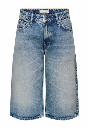 ONLY, BERMUDA SHORTS ONLTOY HIGH WAIST REGULAR FIT SHORTS - Short en jean - light blue denim