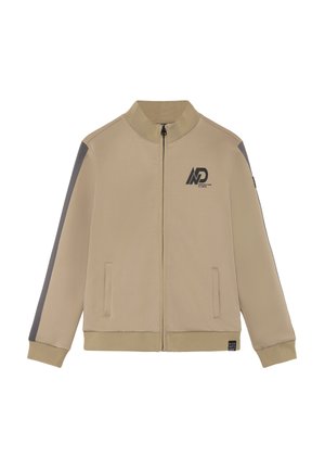 ZIPPER CHEST ARTWORK - Bomberjakke - sand storm