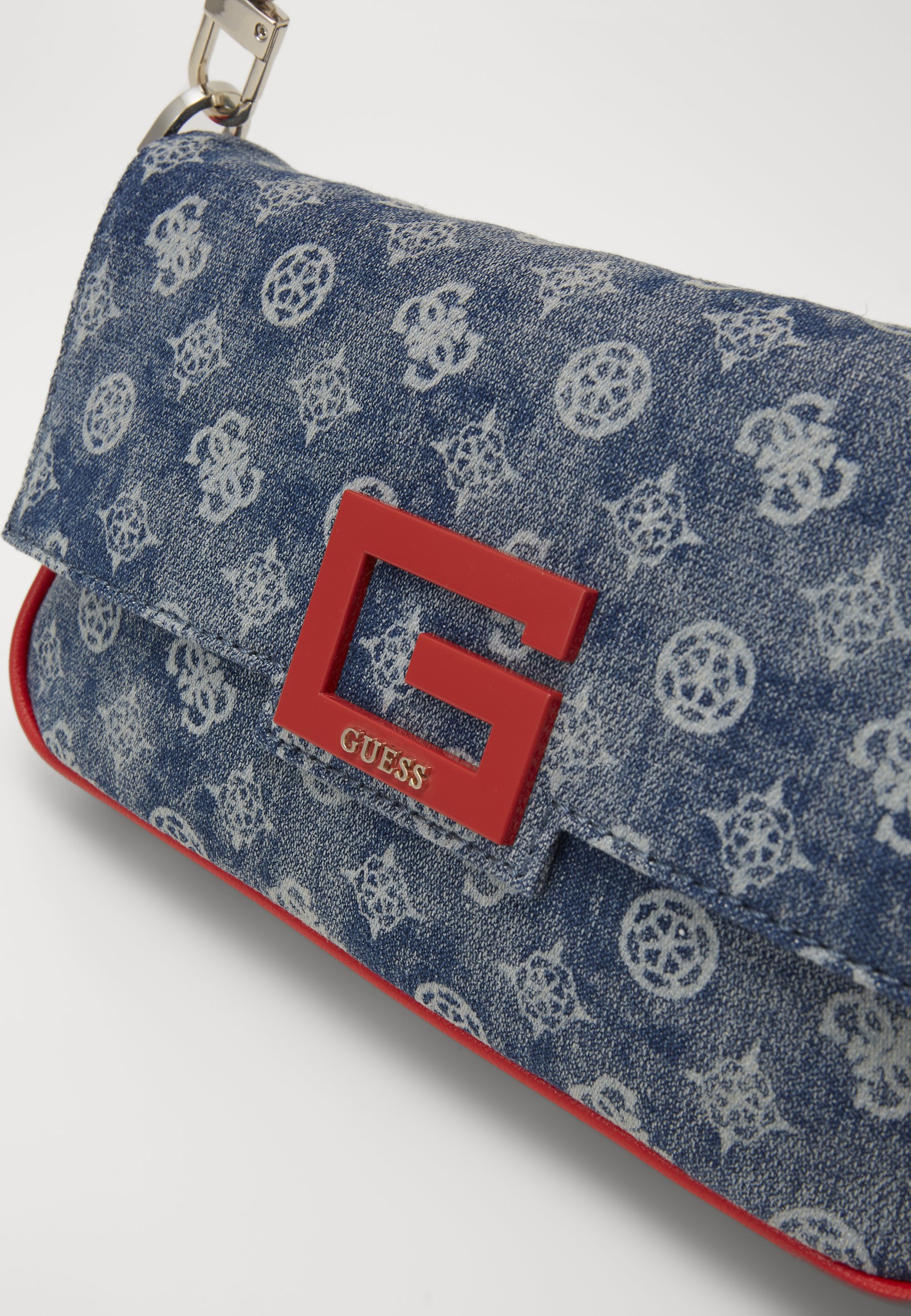 Guess BRIGHTSIDE SHOULDER BAG Håndveske denim multiblå Guess BRIGHTSIDE SHOULDER BAG Håndveske denim multiblå