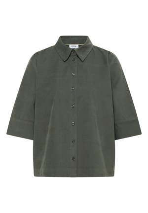 Cecil, KURZARM HEMDBLUSE IN UNIFARBE - Chemisier - dried olive green