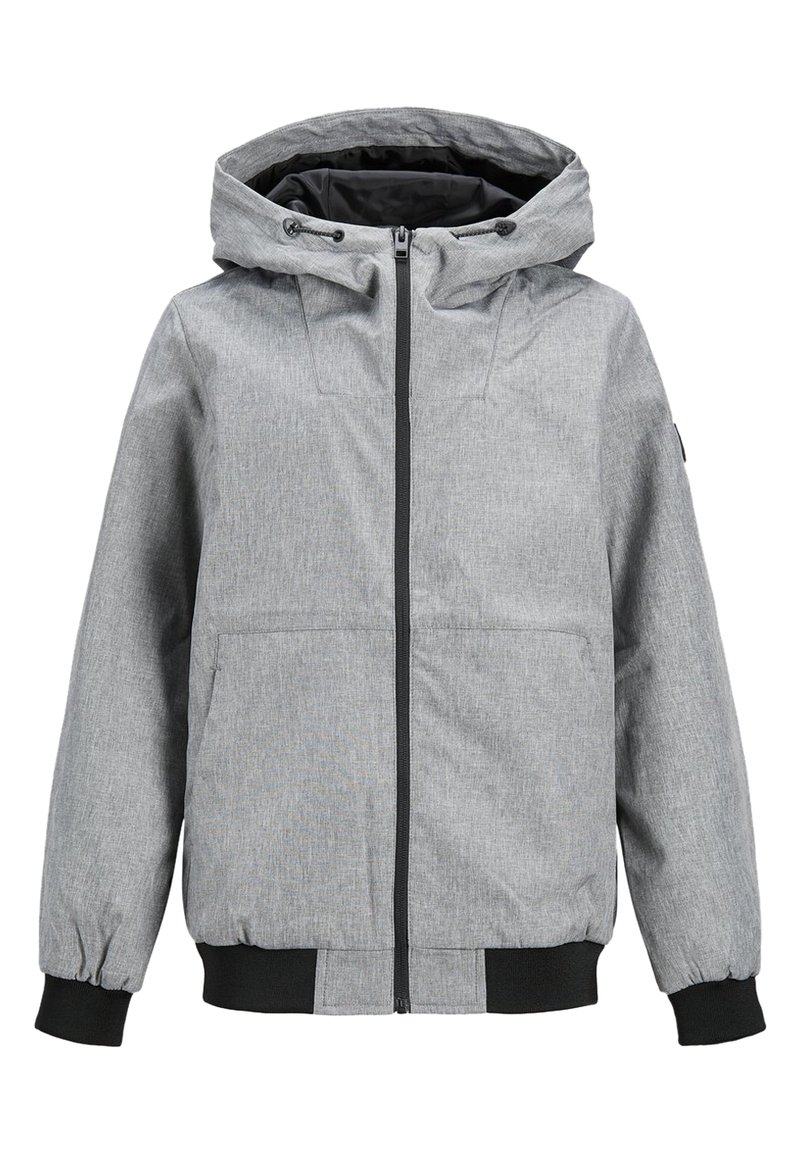 Jack & Jones Junior Übergangsjacke - light gray melange