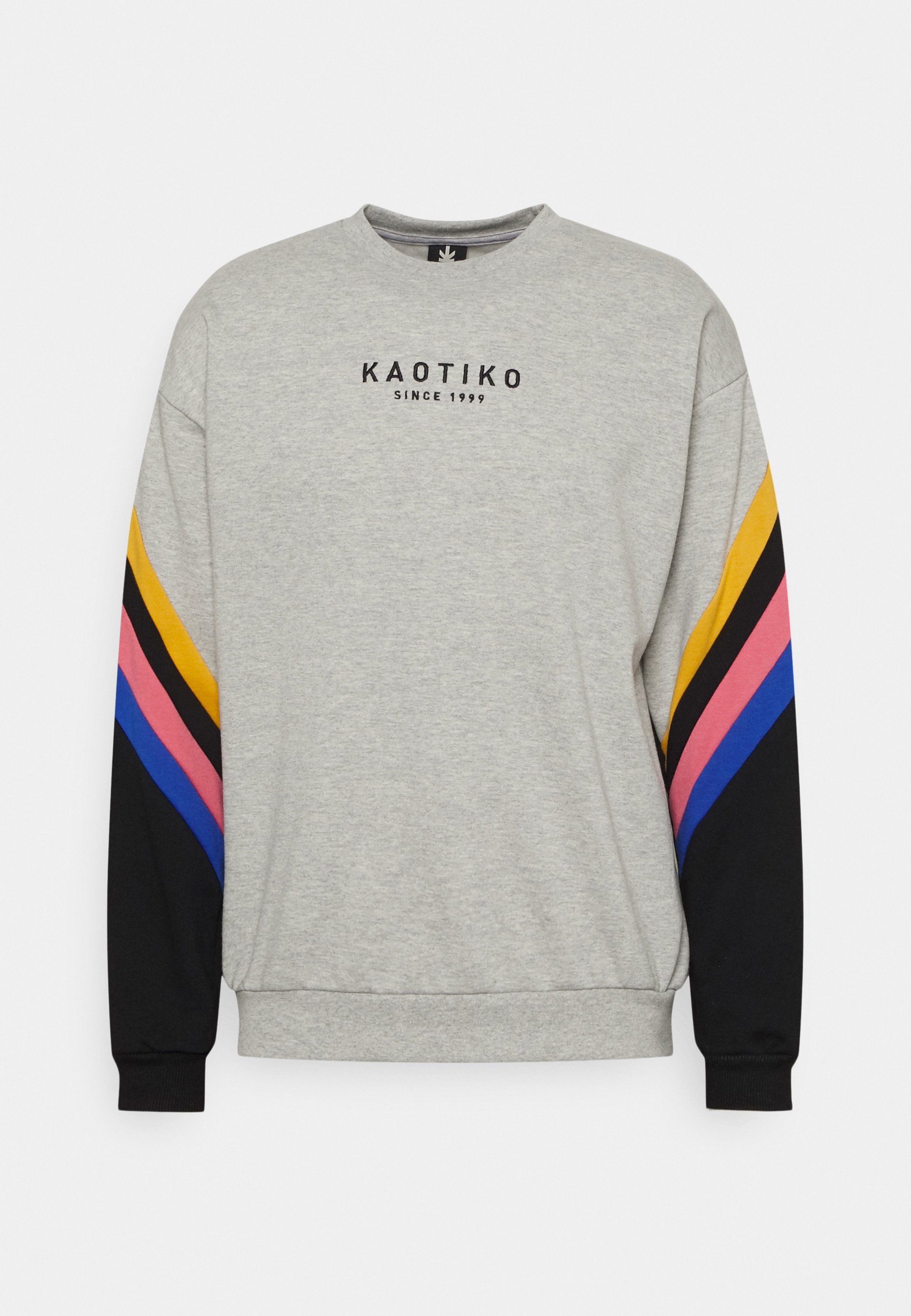 Kaotiko CREW WALKER UNISEX - Sweater - grey/mostaza/black/grijs - Zalando.be