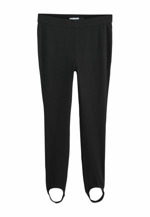 Next, REGULAR FIT - JERSEY DENIM STIRRUP LEGGINGS - Leggings - Hosen - black