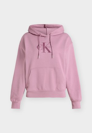 Calvin Klein Jeans, MONOLOGO HOOD - Суитшърт с качулка - dusky orchid