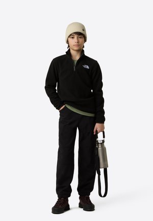 The North Face GLACIER ZIP PULLOVER UNISEX - Fleecepullover - black