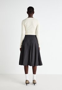 VILA VIRAGNA PLEATED SKIRT - Plisirano krilo - dark grey