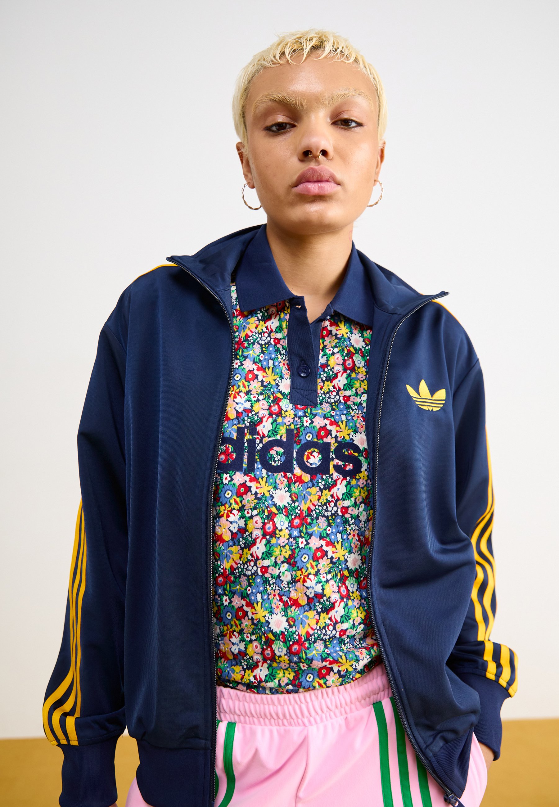 Firebird Adidas Floral Jacket Mens Floral Track Tops Adidas New