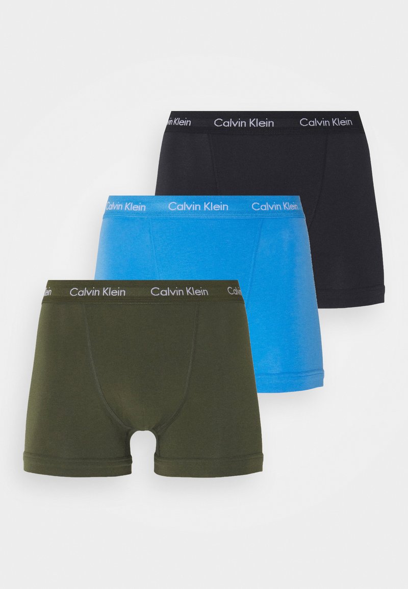 Calvin Klein Underwear TRUNK 3 PACK - Panties - green/grün