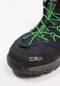 CMP KIDS RIGEL MID TREKKING SHOES WP UNISEX - Scarpa da hiking - blue/gecko
