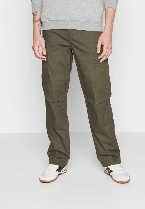 REGULAR PANT - Cargo trousers - cypress rinsed4