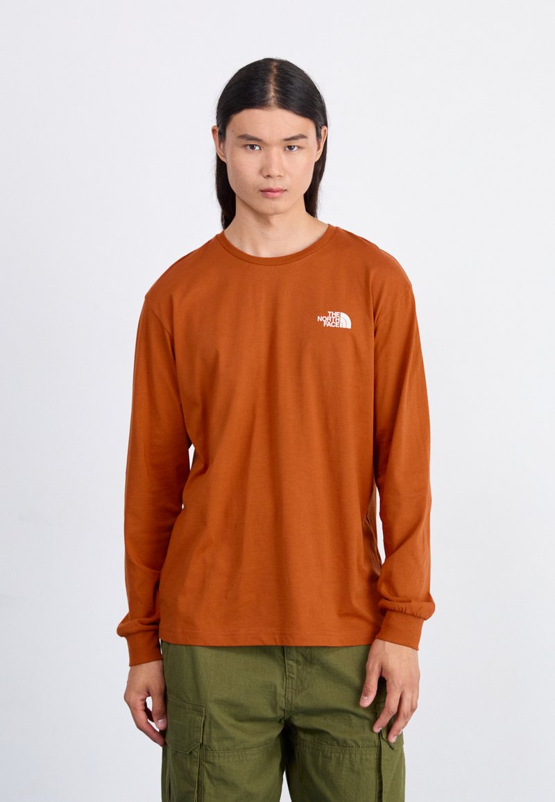 The North Face MENS TEE RELAXED VERTICAL - Topper langermet - bombay orange