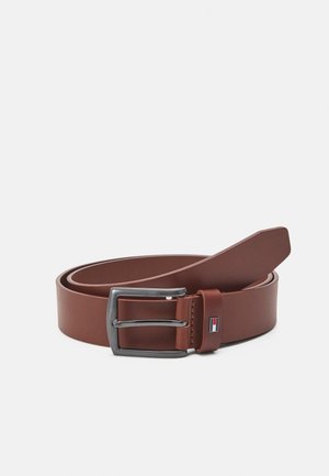 DENTON - Belt business - dark tan