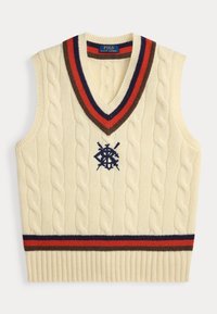 WOOL-BLEND CRICKET SWEATER VEST - Trui - cream