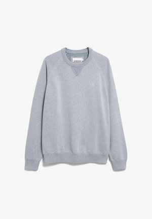 ARMEDANGELS, FINE KNIT - Pullover - silver melange-mid silver melange