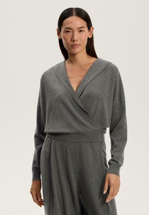 CROSSOVER - Hoodie - mottled grey