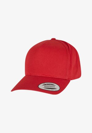 Flexfit 5-PANEL CURVED SNAPBACK - Kapa - mars red