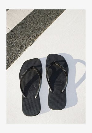 Havaianas, SLIM SQUARE SPARKLE - Klipklapper - new graphite new graphite